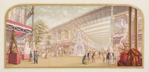 De tentoonstelling in het Crystal Palace, 1851